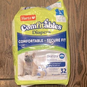 Hartz Comfitables Dog Diapers 32 count package